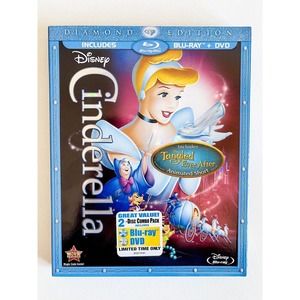 Cinderella Blu-ray/DVD, 2012, 2-Disc Set, Diamond Edition With Slipcover